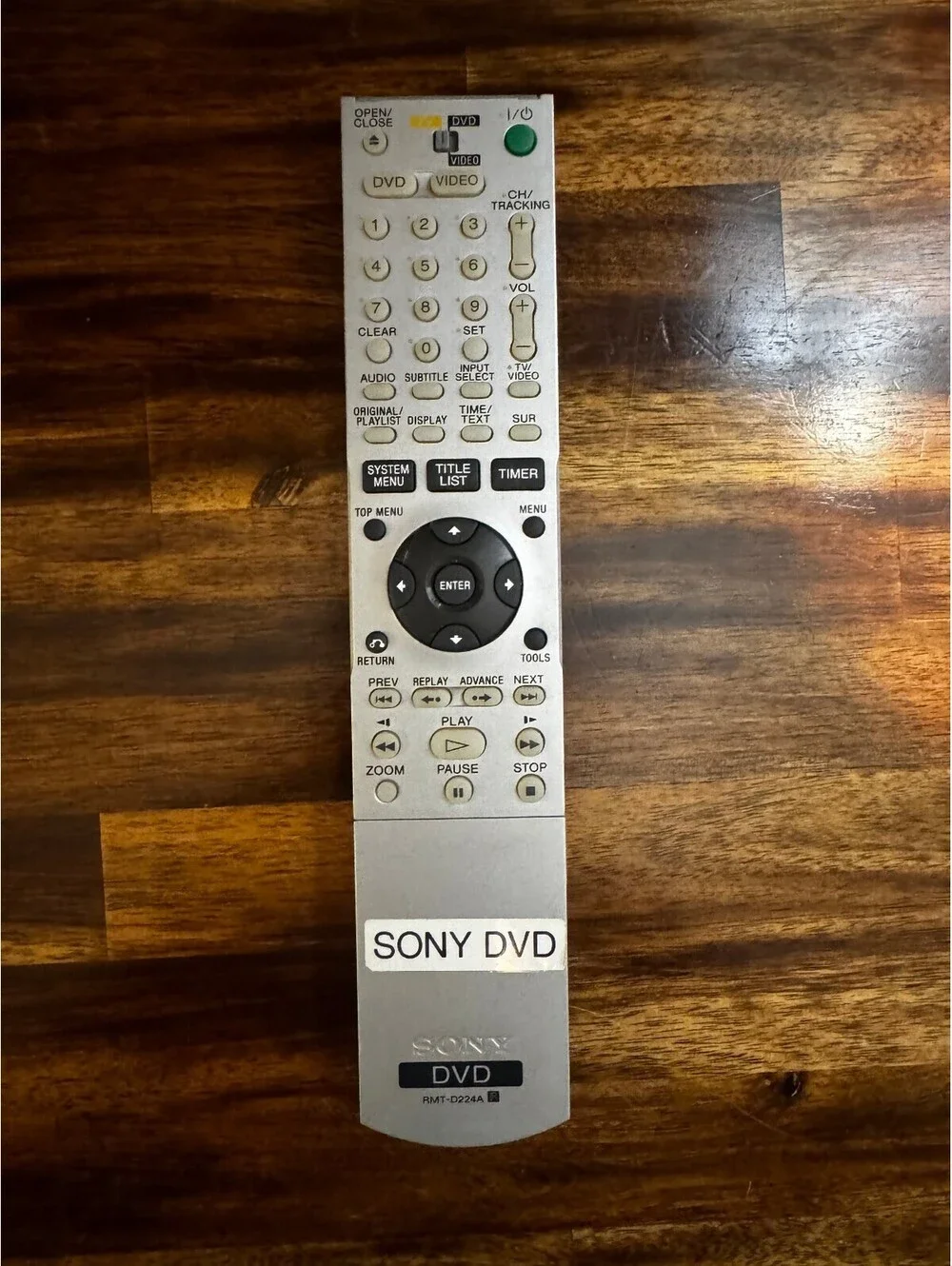 Sony RMT-D224A DVD Player Remote Control TESTED FREE SHIP!!